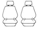 Wet N Wild Neoprene Seat Covers Suits Suzuki Vitara LY all models 6/2015-On 2 Rows