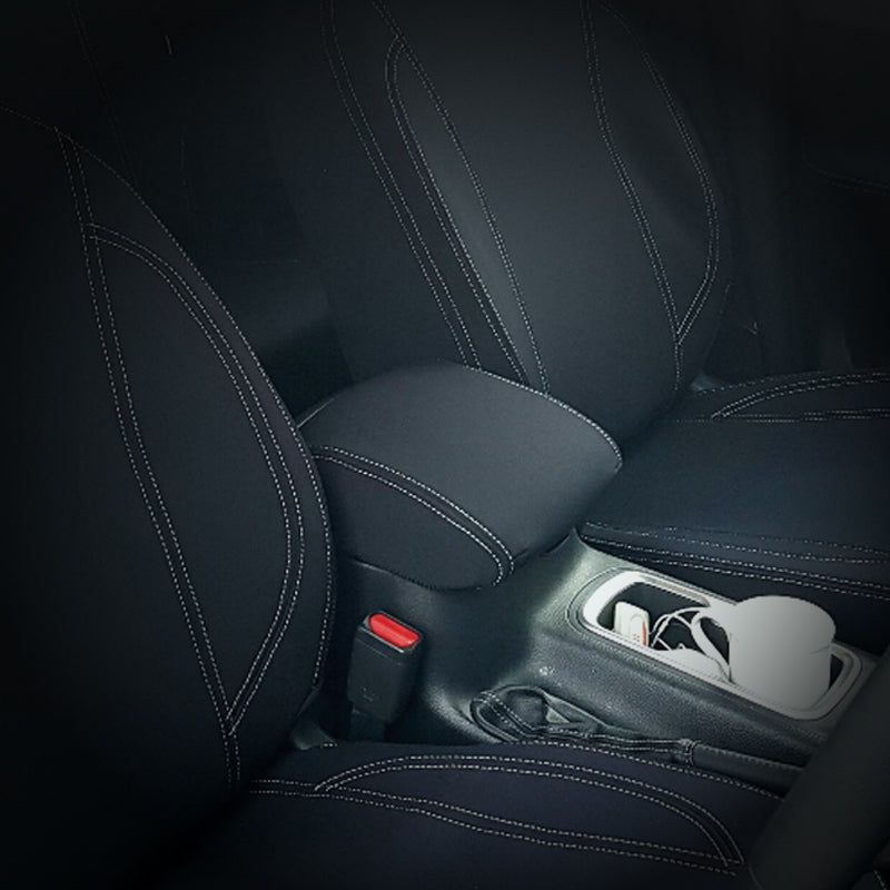 Black Neoprene Console Cover suits VW Tiguan 7/2016-10/2024 V-1051CC