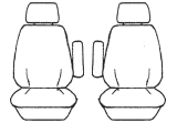 Custom Made Esteem Velour Seat Covers Suits LDV G10 SV7A People Mover 4/2015-On 3 Rows