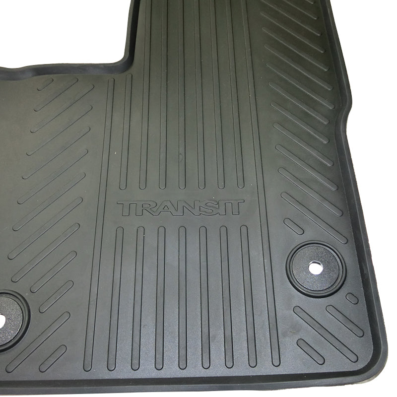 Tailor Made Floor Mats Ford Transit TR Custom 10-Speed or BEV 1-Speed Auto 2024-On Custom Fit Front Rubber AMMK3JV130B1BBA3GAX