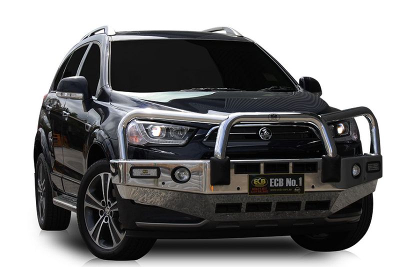 ECB Bull Bar Suits Holden Captiva 7 SX CX LX Series 2 3/2011-11/2013 - Forward Parking Sensor Models