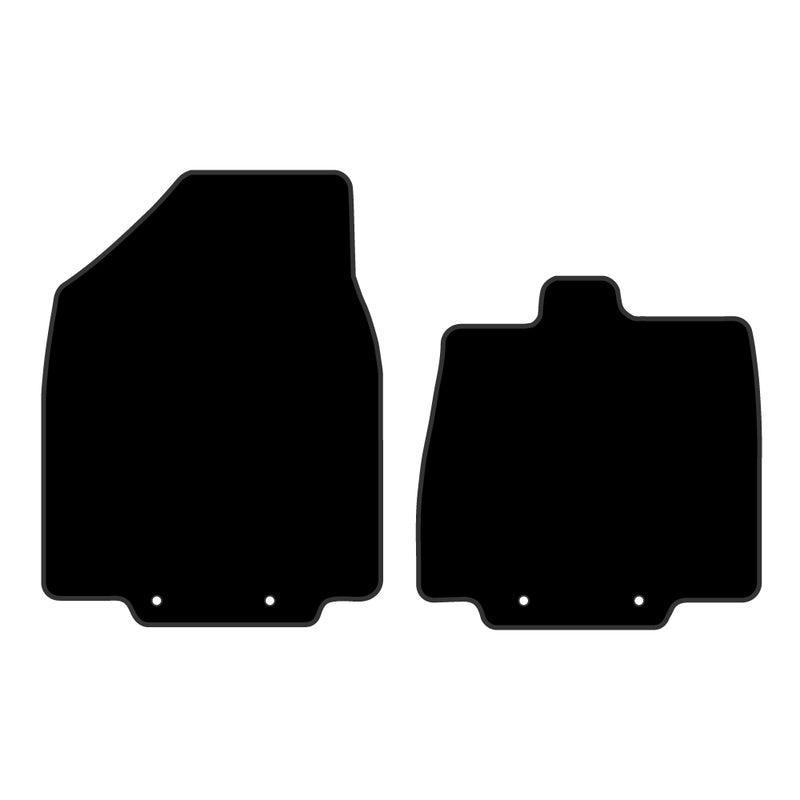 Tailor Made Floor Mats Suits Nissan Qashqai J11 2014-On Custom Fit Front Pair