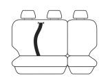 Custom Made Esteem Velour Seat Covers Fiat Punto 4 Door Hatch 2006 2 Rows