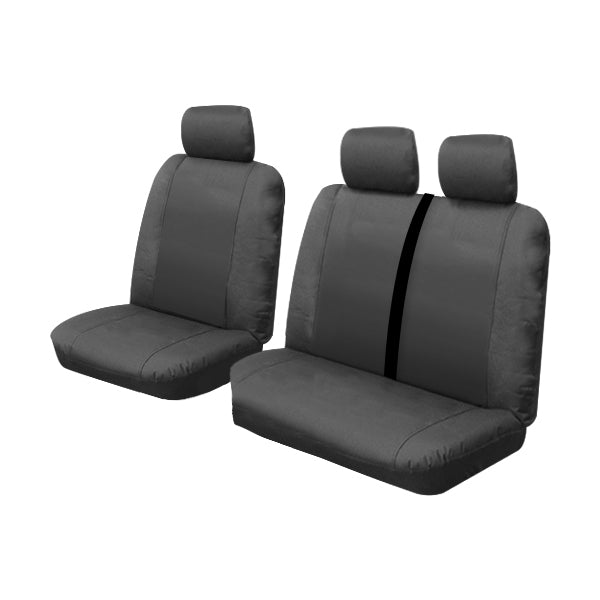 Custom Front Seat Covers Suits Ford Transit Van VE/VM 4/1994-8/2014 Canvas water resistant OUT6654CHA