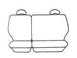 Esteem Velour Seat Covers Set Suits Ford Escape 4 Door Wagon 2001-2005 2 Rows