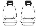 Custom Made Esteem Velour Seat Covers Volvo 760 Sedan 1983 2 Rows