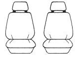 Custom Made Esteem Velour Seat Covers Volvo 740 GL / GLE Sedan 1989-1990 2 Rows