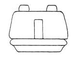 Custom Made Esteem Velour Seat Covers Volvo 740 GL Sedan 1990 2 Rows
