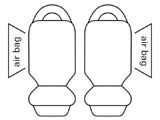 Custom Made Esteem Velour Seat Covers Volvo S40 T4 2.1 Sedan 2002-2003 2 Rows