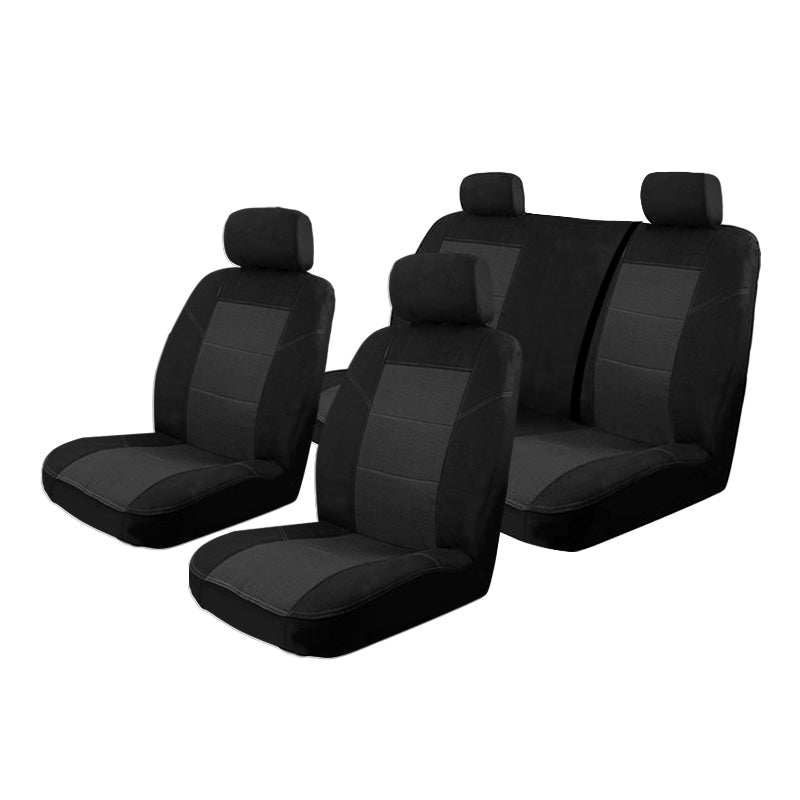 Esteem Velour Seat Covers Set Suits Holden Colorado RG LX / LT Crew Cab 06/2012-10/2013 2 Rows