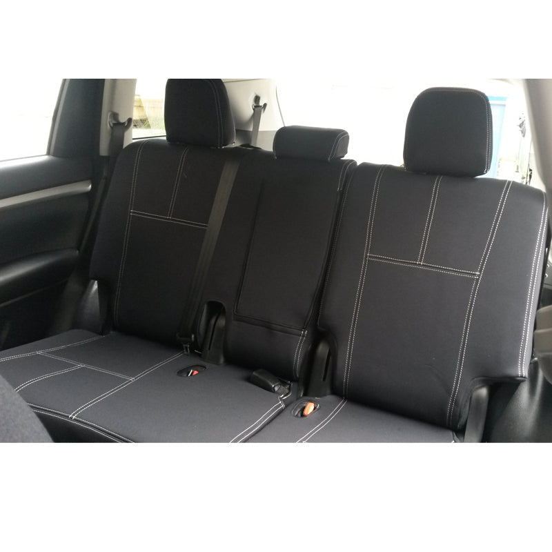 Wet Seat Neoprene Seat Covers Suits Isuzu D-Max MY14-18 EX/SX Extra Cab 11/2013-7/2020 Black