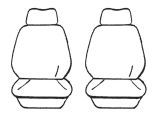 Esteem Velour Seat Covers Set Suits Ford Fairmont XF Ghia 4 Door Sedan 10/1984-1987 2 Rows