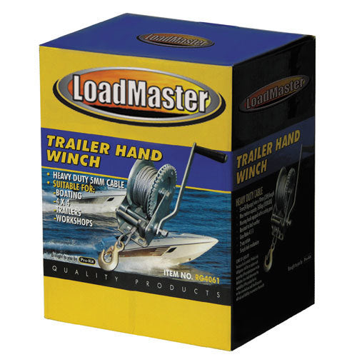 Heavy Duty Hand Winch 822Kg 10 Meter 4.8mm Cable RG4061