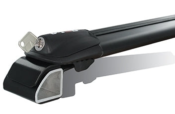 Rola Roof Racks Suits Mazda CX8 5dr SUV 5/2018-On Solid Rails Black VFR002+VER001+VXB120