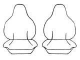 Custom Made Esteem Velour Seat Covers Suits Ford Festiva GLI 4 Door Hatch 1994-1995 2 Rows