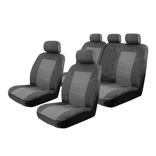 Esteem Velour Seat Covers Set Suits Ford Fiesta GL ST LX Hatch 2010-On 2 Rows