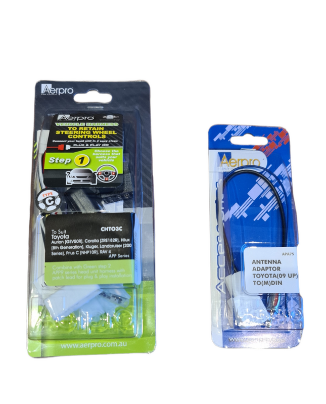 Facia Installation Kit suits Toyota Hilux 2015-On FP8241CK Black