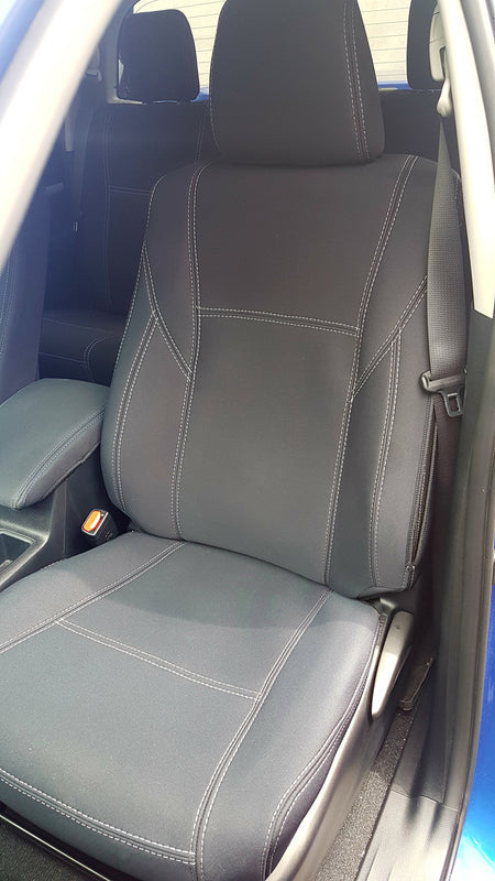 Wet Seat Grey Neoprene Seat Covers suits Toyota Hilux GUN136R SR/SR5 Dual Cab 9/2015-On