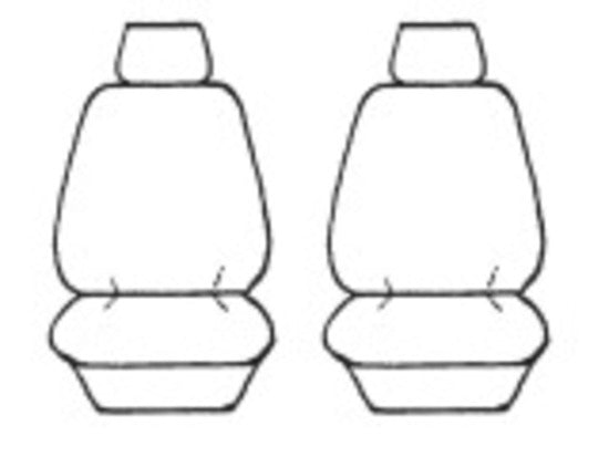 Custom Velour Seat Covers Suit Isuzu D-Max Crew Cab TF 10/2008-5/2012 Dmax Black
