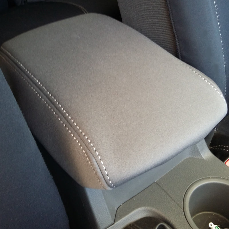 Grey Neoprene Console Cover suits Kia Tasman 5/2025-On S/SX/SX+ Dual Cab Ute