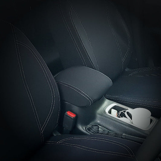 Black Neoprene Console Cover suits Kia Tasman 5/2025-On S/SX/SX+ Dual Cab Ute
