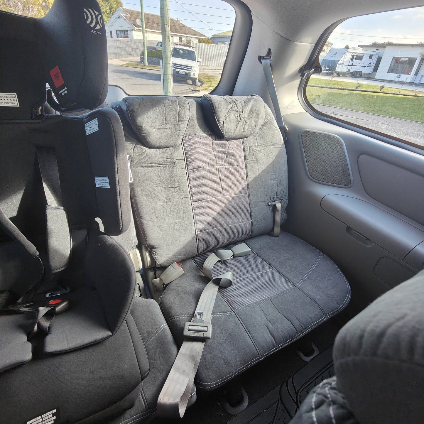 Velour Seat Covers Suits Kia Grand Carnival VQ EX 01/2006-2015 3 Rows Deploy Safe EST6150CHA