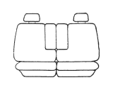 Custom Made Velour Seat Covers Suits Nissan Patrol GU4-GU8 10/2004 -1/2013 3 Rows
