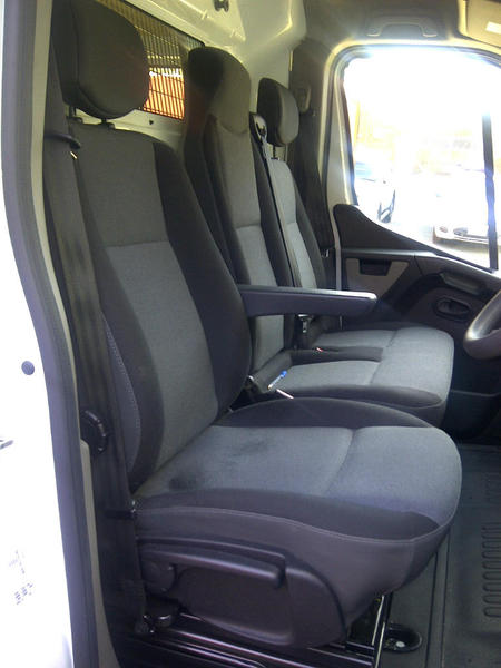 Custom Made Esteem Velour Seat Covers suits Renault Master Van 2012 1 Row