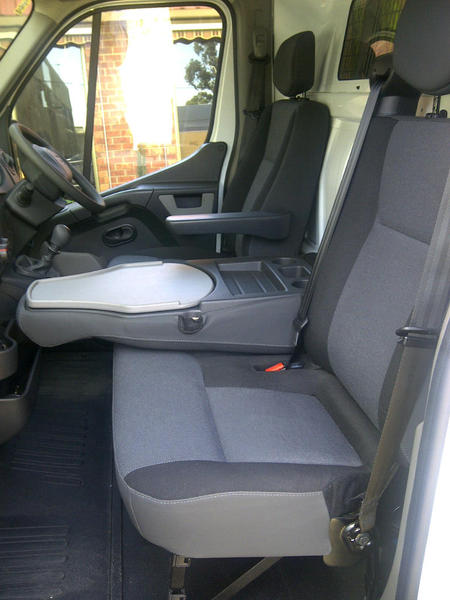 Custom Made Esteem Velour Seat Covers suits Renault Master Van 2012 1 Row
