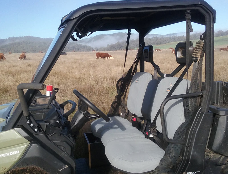 Canvas UTV Seat Cover Suits Polaris 1000 Diesel Ranger P821Q