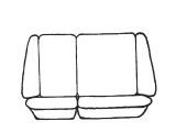 Custom Made Esteem Velour Seat Covers Suits Holden Apollo GS / SL / SLX 4 Door Wagon 1992-1993 2 Rows