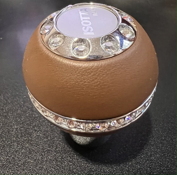 Urban Glow Enif Gear Shift Knob Brown with Swarovski Crsytals UG2447CHBR
