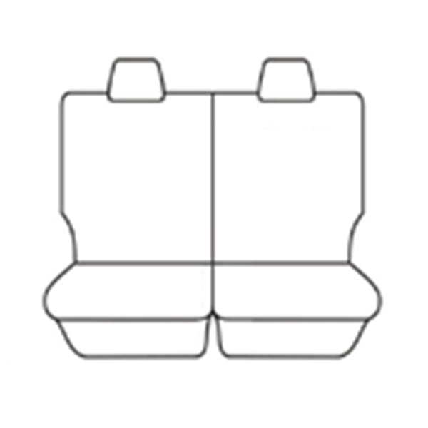 Custom Made Esteem Velour Seat Covers Land Rover Discovery Sport L550 SE/HSE Variants 4 Door Wagon 1/2015-On 3 Rows