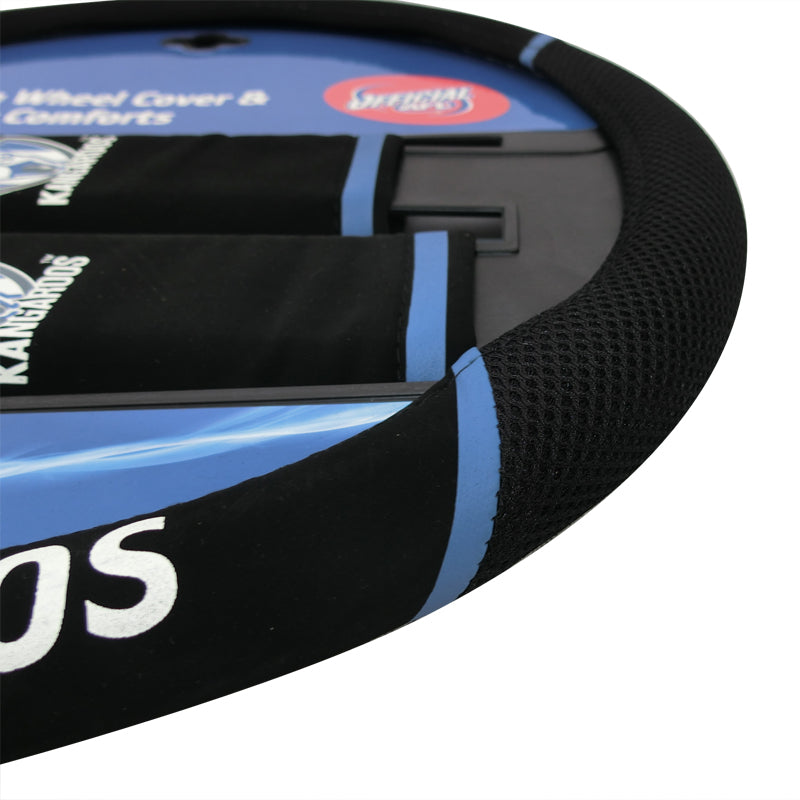 North Melbourne Kangaroos AFL Steering Wheel Cover