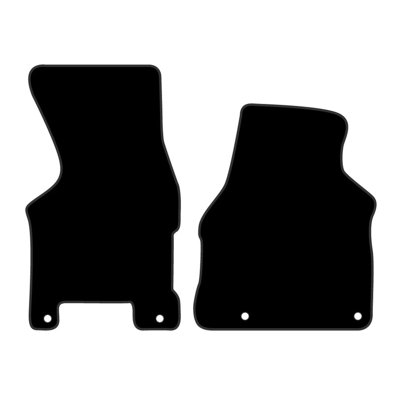 Custom Floor Mats suits VW Caravelle 4/2003-2010 Fit Front Pair