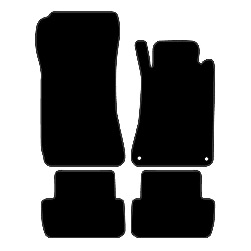 Tailor Made Floor Mats suits Mercedes CLK W209 2003-2010 Custom Front & Rear