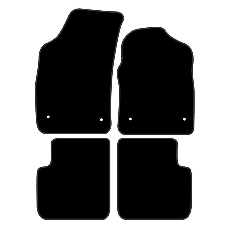 Tailor Made Floor Mats Fiat 500 2007-2012 Custom Front & Rear