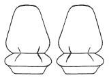 Custom Made Esteem Velour Seat Covers Suits Holden Torana Sedan 1975-1979 2 Rows
