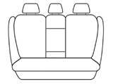 Velour Seat Covers Volvo XC60 D4 Wagon 11/2014-On 2 Rows