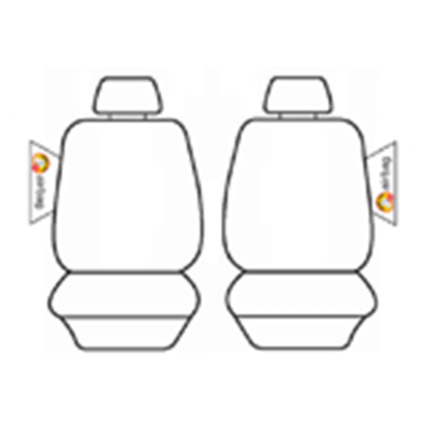 Esteem Velour Seat Covers Set Suits MG MG3 Vibe / Excite / Essence Hatch 4/2024-On 2 Rows