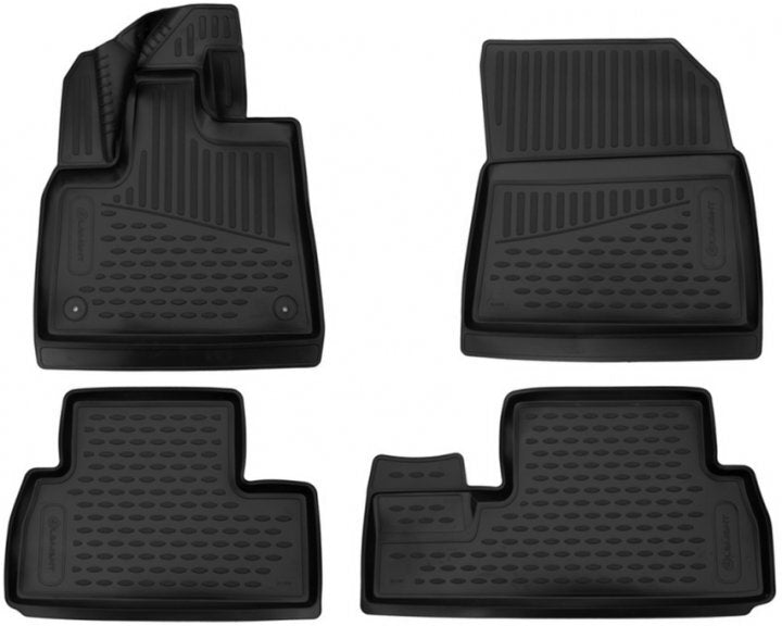 3D Rubber Floor Mats Suits Nissan Navara X-Trail T32 2013-2020 6 Piece EXP.ELEMENT3D02143210