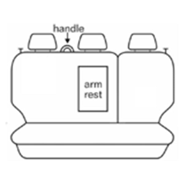 Custom Made Esteem Velour Seat Covers Volvo XC40 D4/T4/T5 4 Door Wagon 1/2018-On 2 Rows