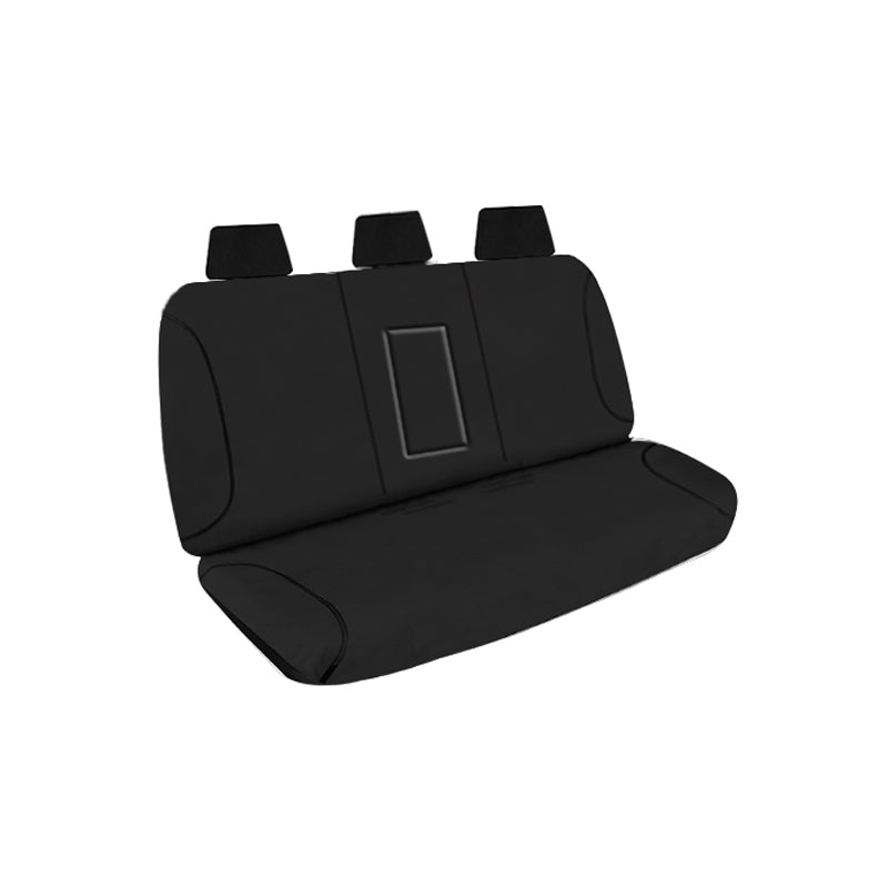 Tradies Canvas Seat Covers Suits Toyota Prado 150 VX/Kakadu 7 Seater 6/2021-7/2024 Black