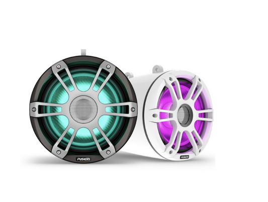 Fusion Marine 8.8" 400W Sports Grey Grilles Marine Wake Tower Speakers Signature Series 3i AP-FL88SPG