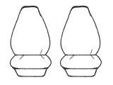 Custom Made Esteem Velour Seat Covers Suits Chrysler Suits Chrysler CK 4 Door Sedan 10/1975-06/1976 2 Rows