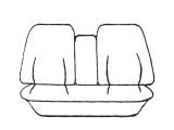Custom Made Esteem Velour Seat Covers Suits Chrysler CVC Centerfold Sedan 1964-1967 2 Rows