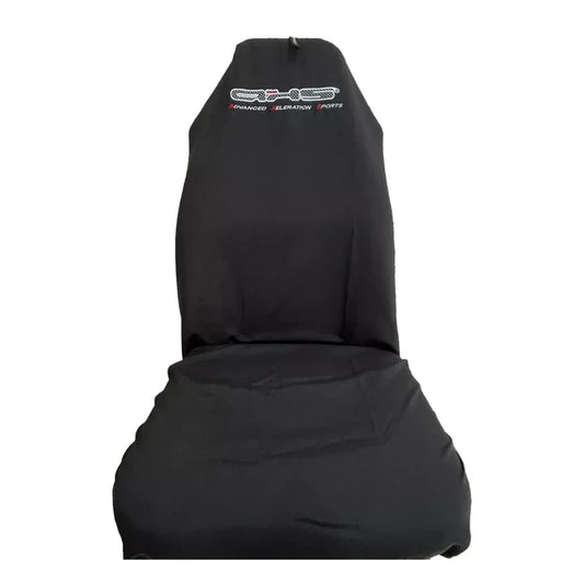 Original Embroidered AXS Front Seat Cover - Black Single AXSBLA