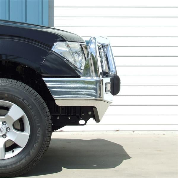 ECB Bull Bar Suits Nissan Navara D40 All Model Variants with Ribbed/Groove in Bumper 12/2005-On