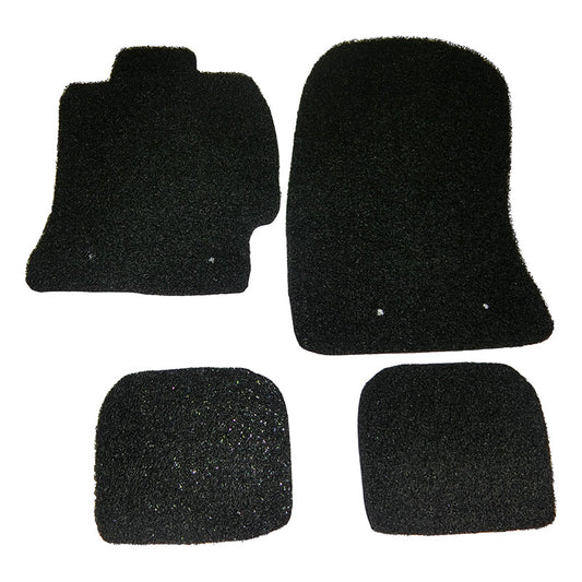 Custom Floor Mats suits Toyota 86 2012-3/2021 Front & Rear Rubber Composite PVC Coil