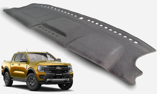 Dashmat Suits Ford Ranger PY Wildtrack P703 8/2022-on No Centre Speaker & With Glovebox Charcoal F79G06